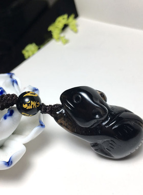 天然鼠来宝开运保平安吊坠项链