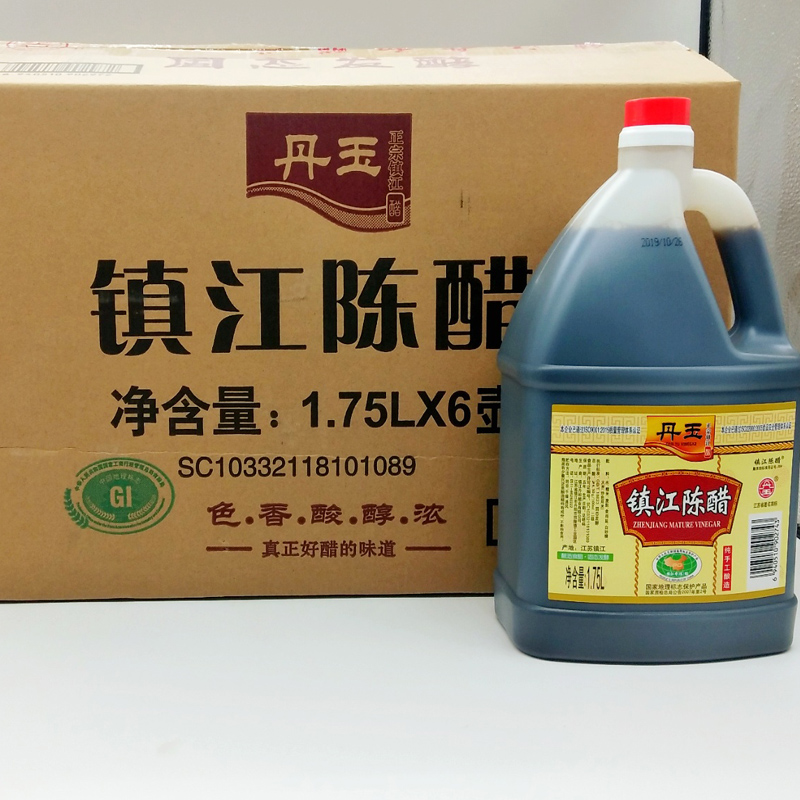 丹玉镇江陈醋1.75l酿造食醋点蘸