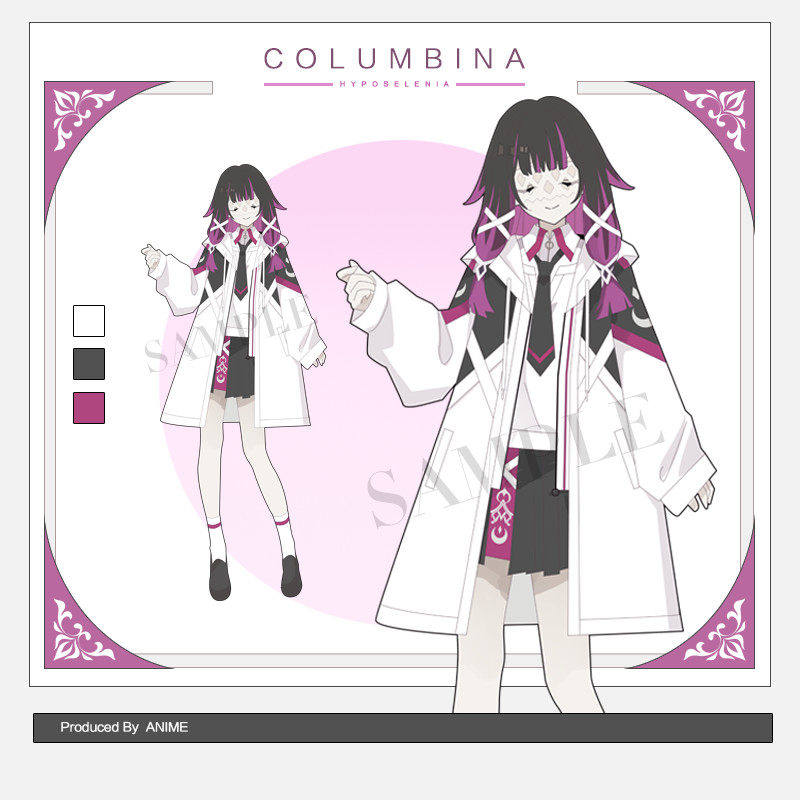 少女哥伦比娅cos服风衣动漫同人衍生日常服jk短裙男女春秋外套款