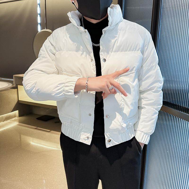 155矮小个子穿搭S号XS码棉袄男冬季潮牌棉衣短款外套潮流保暖棉服