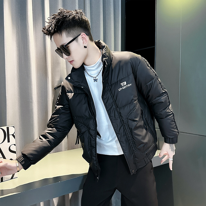 冬季155S小码棉衣男韩版修身XS号矮小个子棉服短外套加厚保暖棉袄