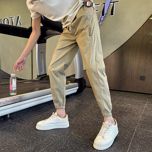 矮个子卡其裤 160帅T春秋季 XS九分裤 26号27小码 子 男小脚休闲束脚裤