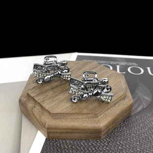 小发夹抓夹高级感侧边刘海精致后脑勺公主头顶夹半扎夹子两侧对夹