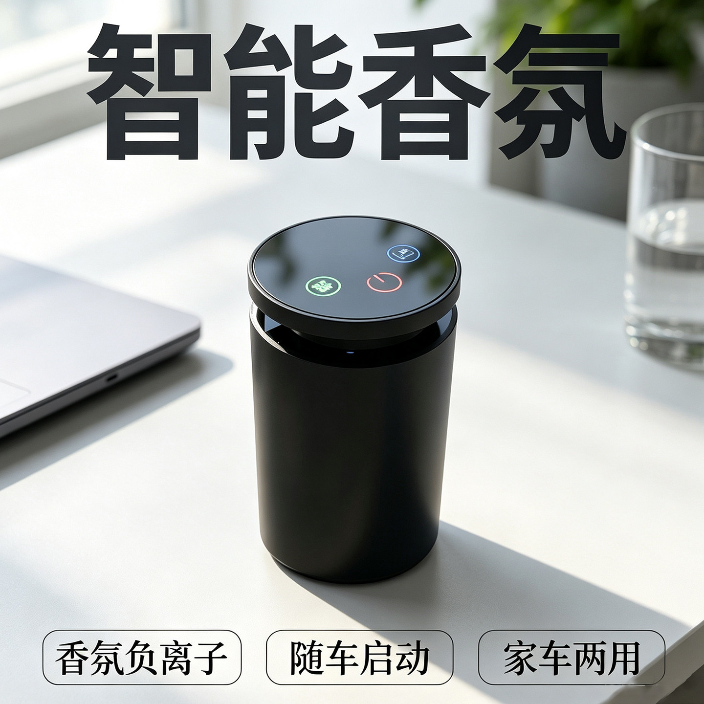 香氛机车载香薰机香氛负离子香膏图片