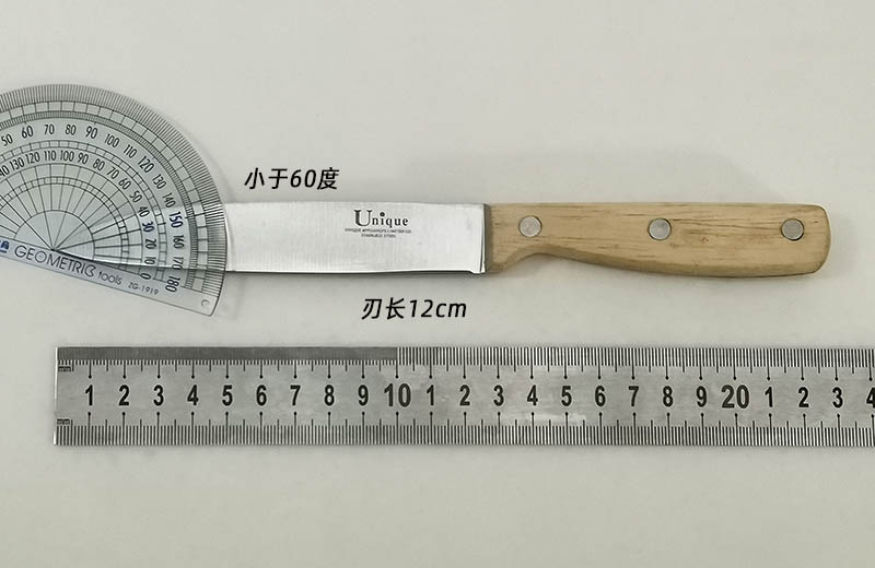 欧洲外贸西厨刀锋利耐用防滑木柄