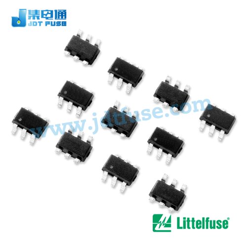 力特SP3051-04HTG 3.8pF  20A 浪涌贴片 TVS 二极管 SOT23-6 封装