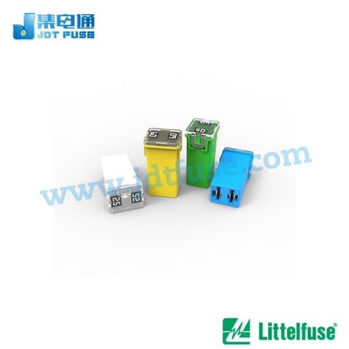 力特0495 系列 JCASE 管状保险片 32V 车用延时慢熔断保险丝