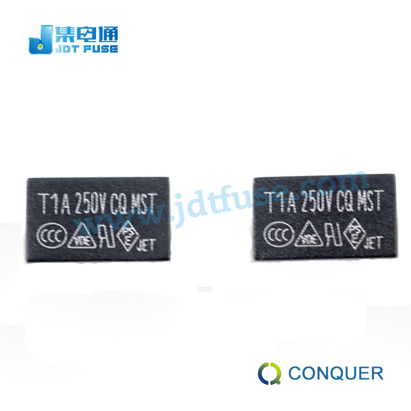 Conquer/功得方形微小型保险丝MST 001 T1A /250V慢断塑封8*4