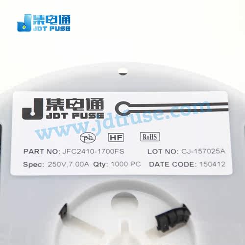 集电通2410贴片保险丝JFC2410-0750FS-300V熔断保险丝0.75A/300V