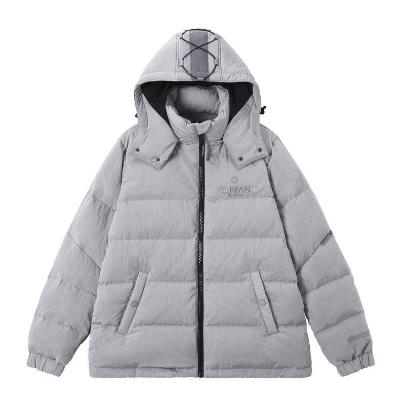 森马冬季宽松短款加厚连帽羽绒服