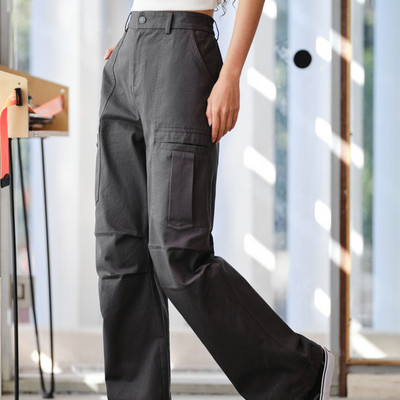 森马特价现货断码清仓春秋季女款工装阔腿休闲裤109324127014