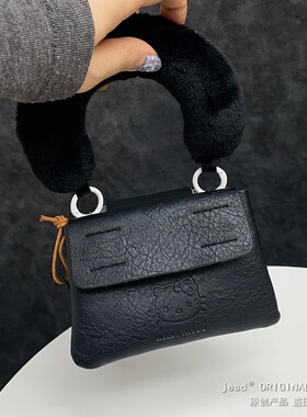 小众ins简约皮纹kitty零钱卡包适用华为puraX手机壳Pocket2折叠屏N3flip小米mixflip2荣耀vflip2三星zflip765