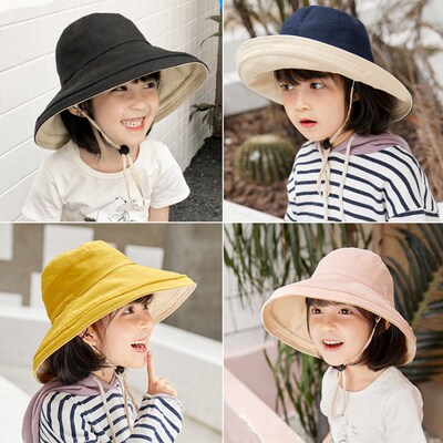 出游防晒小孩儿童帽子