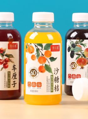 豫浪鑫果汁车厘子复合果汁植物饮料沙糖桔柠檬卡曼橘桑葚石榴橙子