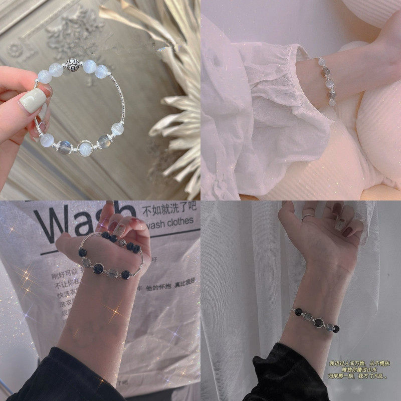 ins闺蜜情侣款男女古风手链串个性精致感小众设计感