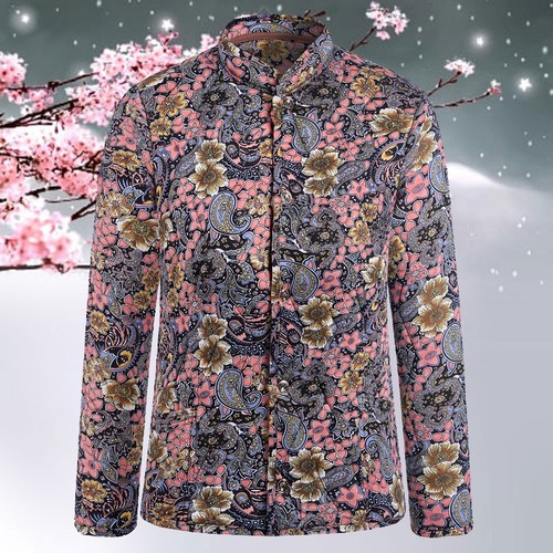 女装棉衣外套中老年常规居家