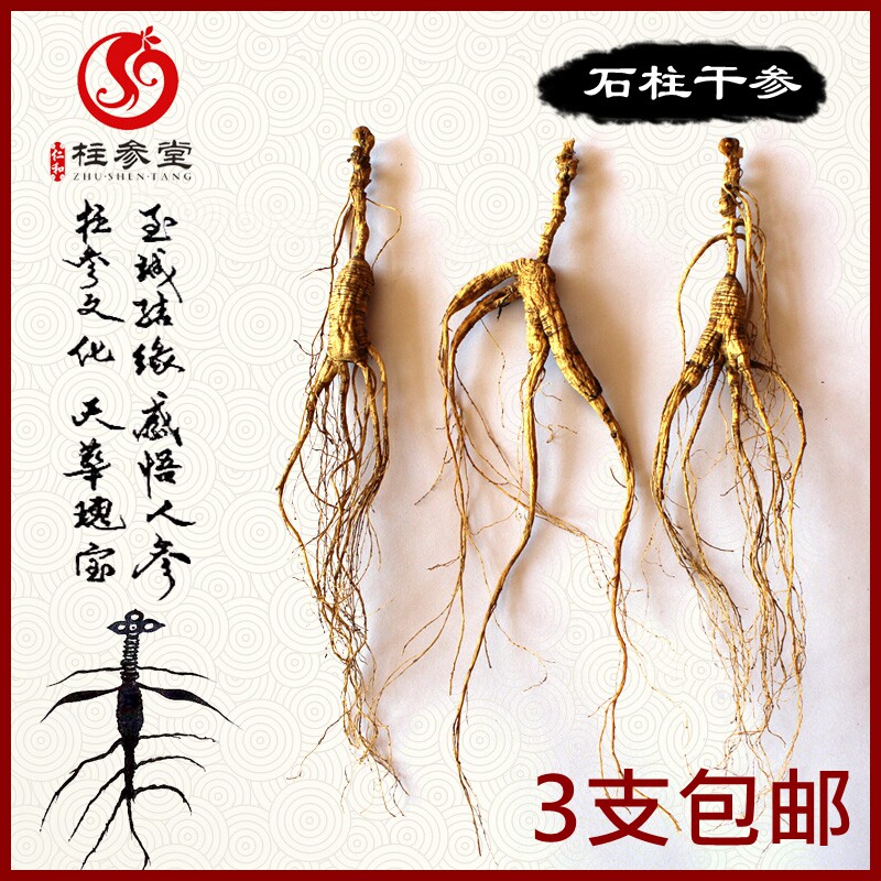 仁和宽甸12年石柱参干参林下参生晒参泡酒干石柱参滋补干山参