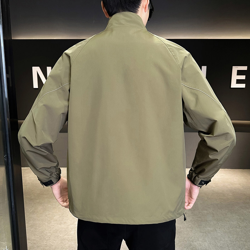 @店主-2025春装抖音男士辑明线工装夹克外套JK145-P85,男装夹克,电商D246