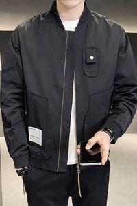 店主风2022年春装新款简约棒球领夹克男外套2221-P100图片