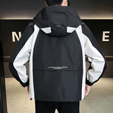 @店主风-冲锋衣春秋季新款工装连帽长袖夹克外套113-P135，男装夹克，电商D246