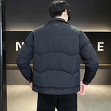 @标-冬新款轻薄外套羽绒服潮流男立领拼接上衣-8803-P180，男装羽绒服，电商D246