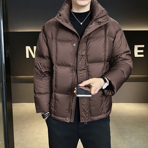 @标 泡芙云朵立领工装羽绒服面包服潮流男外套1068-P220图片