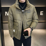 @店主风-大免洗皮面料冬立领羽绒服潮流男8622-P160，男装羽绒服，电商D246