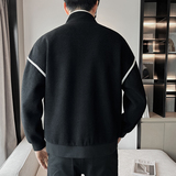 @店主风-不起球高端天鹅绒加厚毛呢呢子冬装夹克外套8062-P135，男装夹克，电商D246