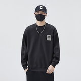 @无影墙特殊面料条纹男针织长袖卫衣圆领外套3095-P58，女装短外套，电商D246