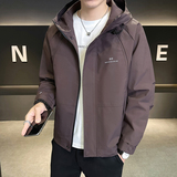 @店主风-冲锋衣春秋季新款工装连帽长袖夹克外套3502-P125，男装夹克，电商D246
