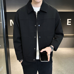 @店主-淘系男士肌理感高端针织工装夹克外套JK126-P115图片