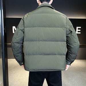 @新标90-2025新款外套羽绒服假两件拼接潮流男上衣YR889-P240图片