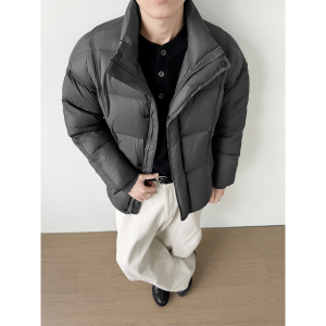 @新标90绒 美式云朵泡芙无胆穿刺羽绒服外套面包服YR888-P280，男装羽绒服，电商D246