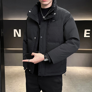 @标90绒 肌理感特殊面料羽绒服潮流男拼接外套YR877-P260,男装羽绒服,电商D246