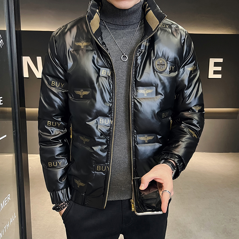 @店主风-有大码亮面欧货80%白鸭绒羽绒服潮流男-YR827-P130，男装羽绒服，电商D246