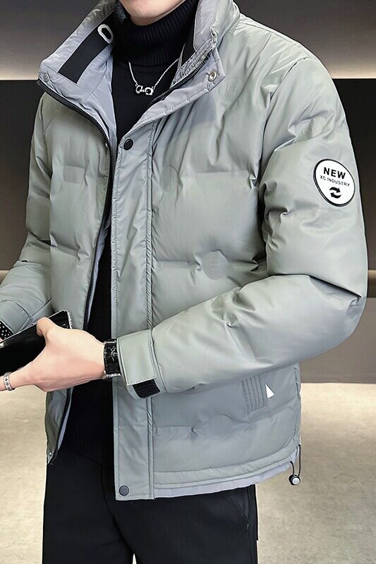 @店主风肌理感白鸭绒羽绒服立领潮流男外套YR732-P120,男装羽绒服,电商D246