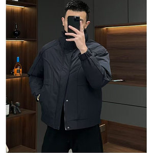 @标 抖音冠什么希 外套三防石墨烯羽绒服男外套5516-P190图片