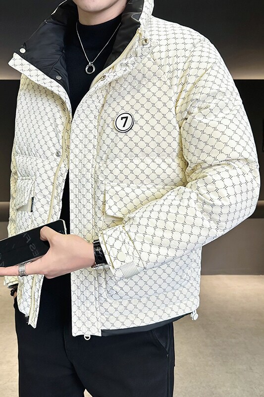 @店主风-满印冬新款白鸭绒皮衣羽绒服潮流男35005-P185,男装羽绒服,电商D246