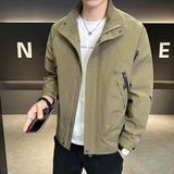 @店主-2025春装抖音男士辑明线工装夹克外套JK145-P85，男装夹克，电商D246