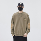 @无影墙特殊面料条纹男针织长袖卫衣圆领外套3095-P58，女装短外套，电商D246