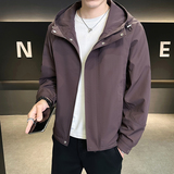 @店主风-冲锋衣春秋季工装连帽长袖夹克外套12512-P105控158，男装夹克，电商D246
