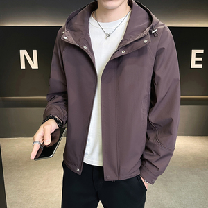 @店主风-冲锋衣春秋季工装连帽长袖夹克外套12512-P105控158图片