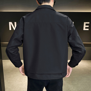 @店主-2025春装淘系男士高端纯色商务工装夹克外套102-P105图片