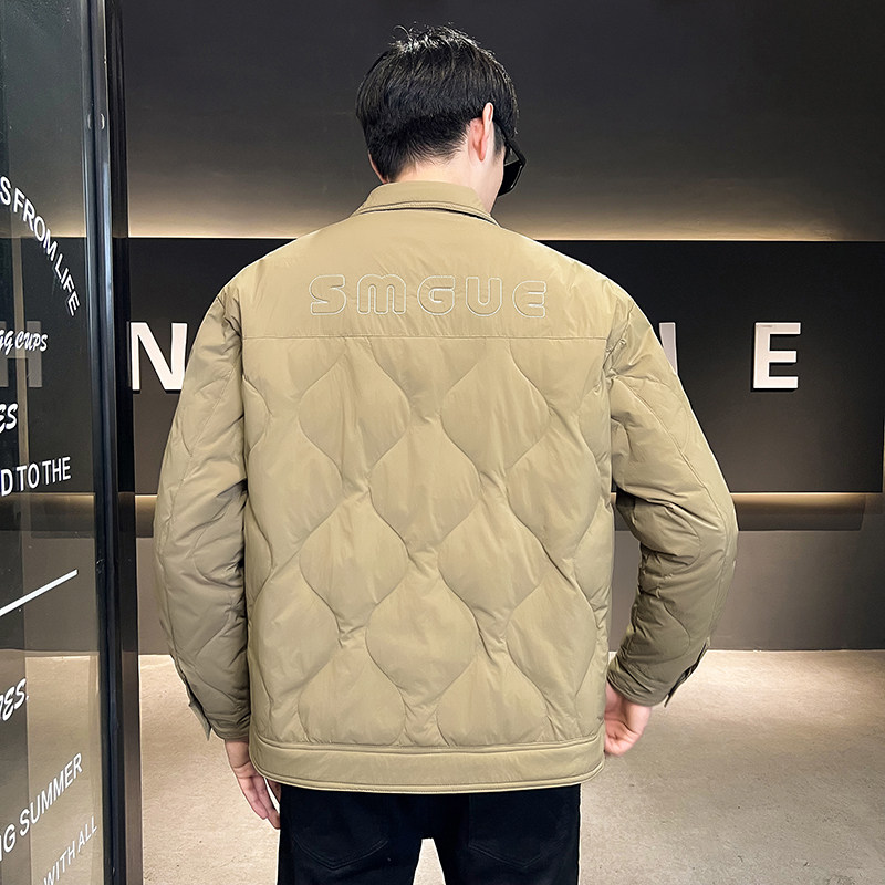 @店主风-美式工装冬新款衬衫领羽绒服潮流男-2521-特P100,男装衬衫,电商D246