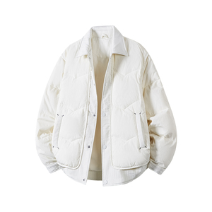 @标-立体3D冬新款轻薄外套羽绒服潮流男立领拼接上衣-8803-P180图片