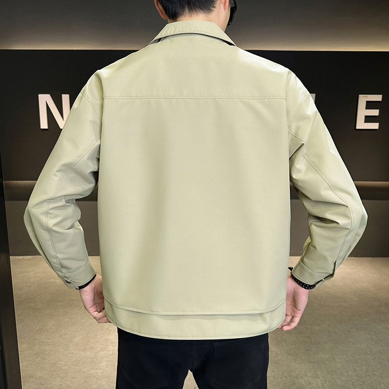 @店主-2026春装男士高端纯色商务工装夹克外套102-P105,男装夹克,电商D246