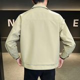 @店主-2026春装男士高端纯色商务工装夹克外套102-P105，男装夹克，电商D246