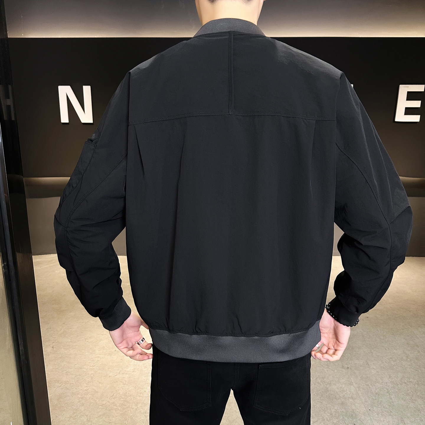 2026春秋新款男士外套定制棒球领工装夹克男26006-P105,男装夹克,电商D246