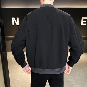 2026春秋新款 男士外套定制棒球领工装夹克男26006-P105图片