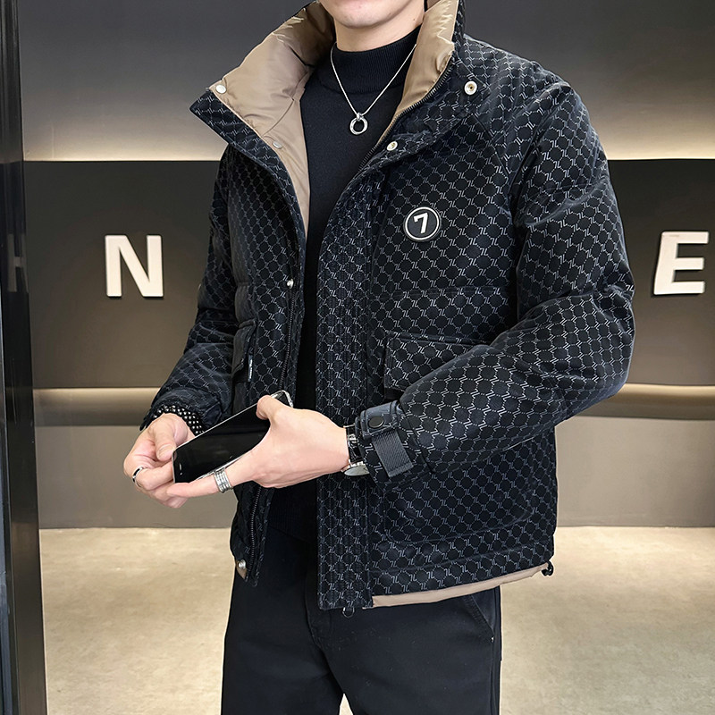 @店主风-满印冬新款白鸭绒皮衣羽绒服潮流男35005-P185,男装羽绒服,电商D246